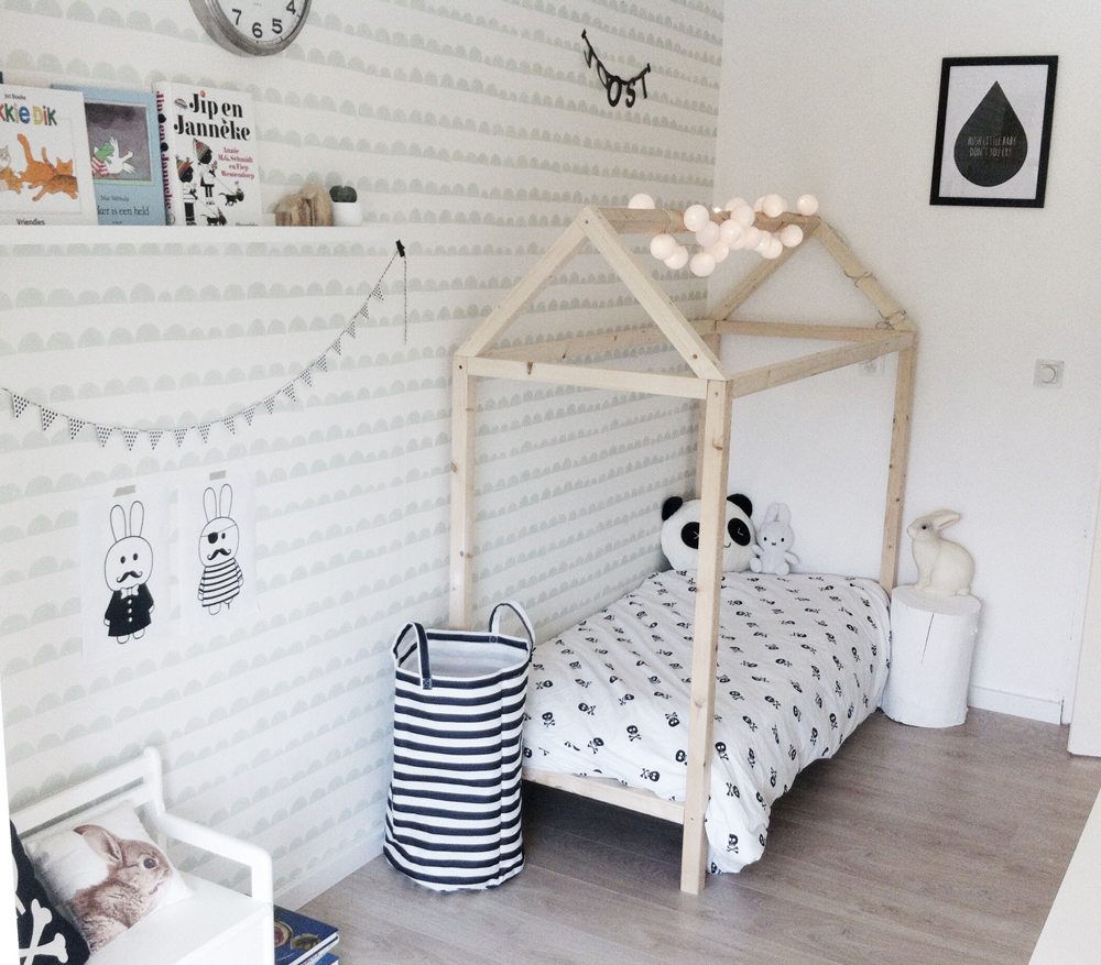 Poster babykamer zwart wit: babykamer zwart wit kinderkamer en ...
